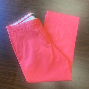 J. Crew Coral Slim Fit Pants